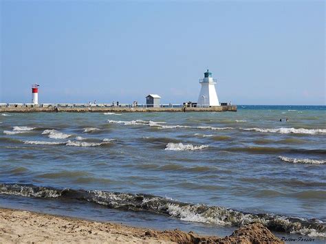 Lighthouse of Port Dover Photograph by Shelley Patten- Forster