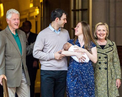 Chelsea Clinton and Family Leave Hospital with Newborn Son Aidan | InStyle