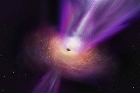 Astronomers first image of black hole’s shadow together with a powerful jet