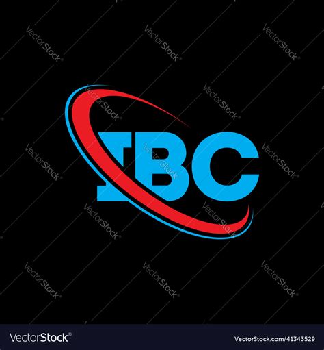 Ibc logo letter design Royalty Free Vector Image