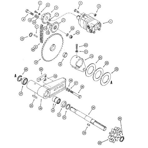 Astec and Case Maxi Sneaker C Trencher Drive Assembly – astec parts online