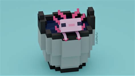 cute little predator in Minecraft (Axolotl) : r/Minecraft