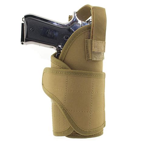 Molle Tactical Waist Pistol Holster Adjustable Righthand Solid Gun Holster Pouch | eBay