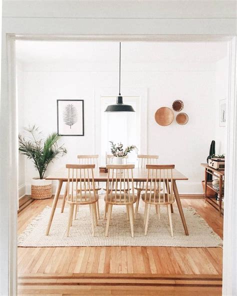 Pin by Serayah Chivers on Interior in 2020 | Minimalist dining room, Boho dining room, Dining ...