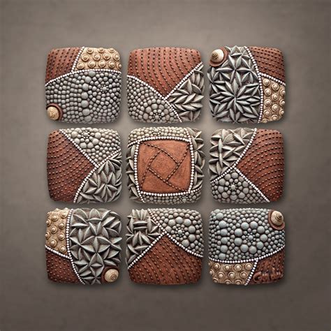 Pinwheel Pattern by Christopher Gryder (Ceramic Wall Sculpture) | Artful Home