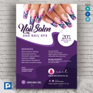 nail salon flyer Archives - PSDPixel