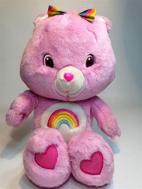 Pink Cheer Bear Plush Care Bears 2007 Interactive Talking Singing ...