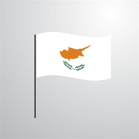 Cyprus waving Flag 14164200 Vector Art at Vecteezy