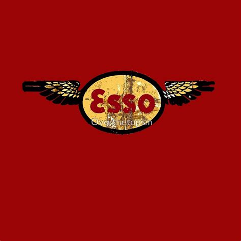 "ESSO EXXON VINTAGE AVIATION GRAPHIC SIGN" by Saundra Myles | Redbubble