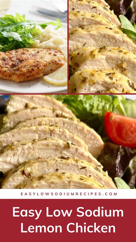 Easy Low Sodium Lemon Chicken | Recipe | Low sodium chicken breast ...