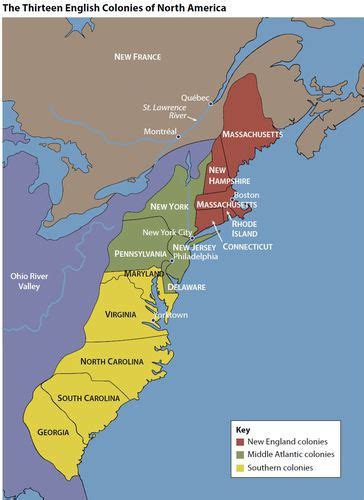 Ohio River Valley Map 13 Colonies