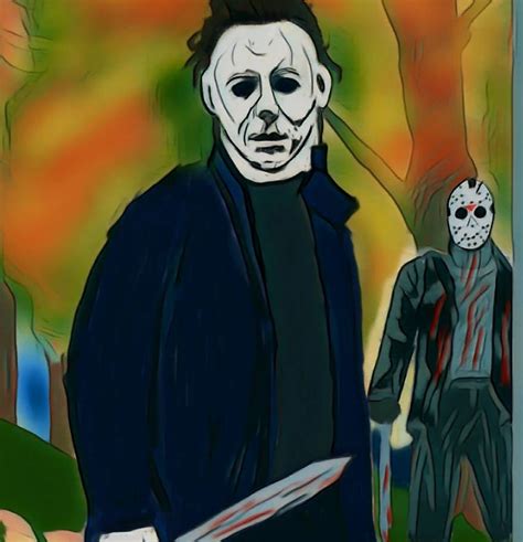 Michael Myers and Jason Voorhees by jeminilady on DeviantArt