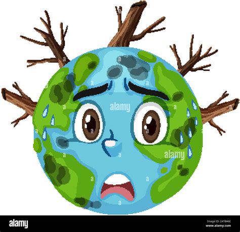 Earth Cartoon Pollution