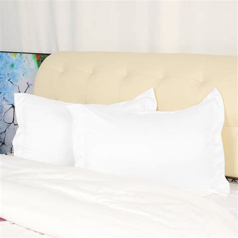 Satin Pillowcase King Size Pillow Shams Set of 2 Silky Sateen Pillow Cases Covers White ...