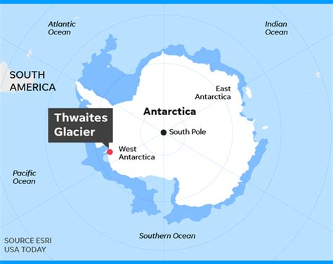 Thwaites Glacier: If hole collapses from global warming, what happens?