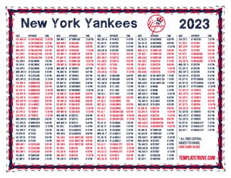 Here's Yankees' complete 2023 schedule - oggsync.com