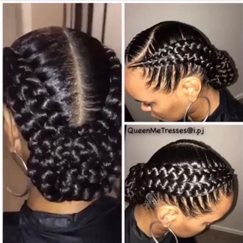 French Braid Hairstyles On Natural Hair