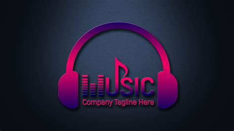 Professional Music Logo Design Free psd Template – GraphicsFamily