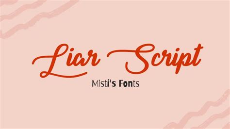 Liar Script Font Download - Fontsbear