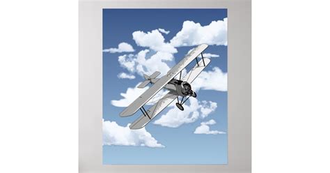 Vintage Plane Poster | Zazzle