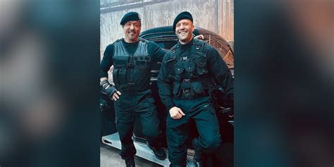 Sylvester Stallone & Jason Statham Reunited In Expendables 4 Set Photo