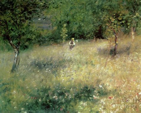 Spring At Chatou Painting by Pierre Auguste Renoir