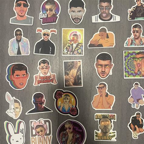 Bad Bunny stickers for sale ️PRICE IS NEGOTIABLE ️IM... - Depop