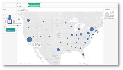 Tableau ( Symbol map in tableau)