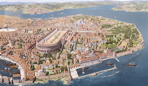 Constantinople Map: Ancient Byzantine Empire | Wondering Maps