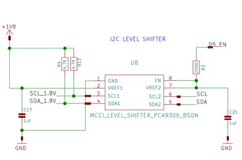 PCA9306: Query on Pull up resistors on I2C lines - Interface forum ...