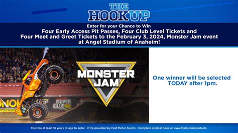 THE HOOKUP: Giveaway for Monster Jam at Angel Stadium of Anaheim | FOX ...