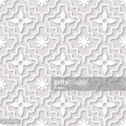 Seamless White Geometric Pattern Stock Clipart | Royalty-Free | FreeImages