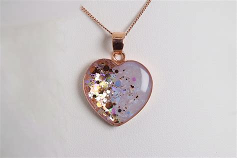 Cremation Ashes & Memorial Rose Gold Necklace - Amulet of Ashes