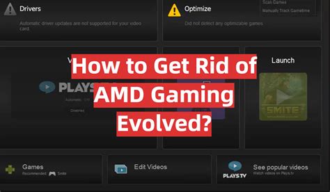 How to Get Rid of AMD Gaming Evolved? - GamingProfy