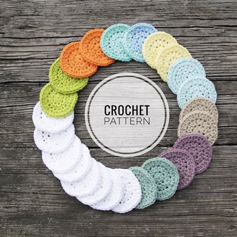 Crochet Pattern Reusable Crochet Facial Rounds Pattern - Etsy