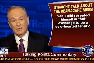 O’Reilly Rips ‘Cold-Hearted Fanatic’ Harry Reid for Cancer Comments