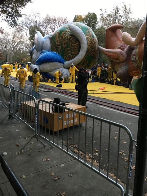 Preparing for Macy Parade | Macys parade, New york city, City