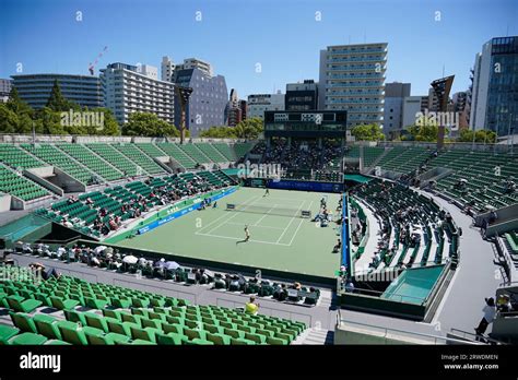 Osaka, Japan. 16th Sep, 2023. General View Tennis : Singles Semifinal ...