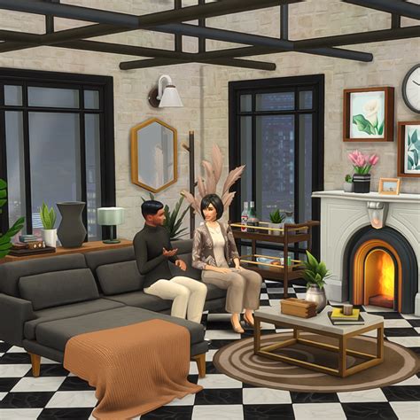 Mid Century Modern Living Room - The Sims 4 Rooms / Lots - CurseForge