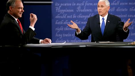 Mike Pence acts like he’s never met Donald Trump during VP debate ...