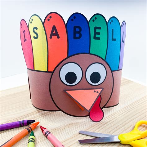 Turkey Headband Craft - Miss Kindergarten