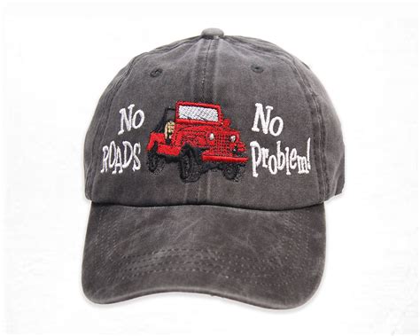 No Roads No Problem hat, Personalized Hat, Personalized Cap, Personalized Baseball Cap, Dad Hat ...