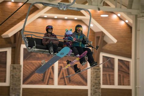 This is the first indoor ski slope in the United States - Lonely Planet