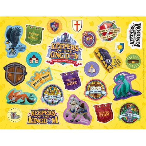 Logo Sticker Sheet - Pack of 10 - Keepers of the Kingdom VBS 2023 | God ...