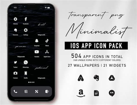 Transparent Ios 16 Icons App Icons Ios 14 & Ios 15 - Etsy