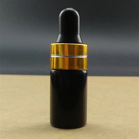 Small 3ml Dropper Bottle Black Essential Oil Glass Bottle - Buy 3ml Dropper Bottle,Essential Oil ...