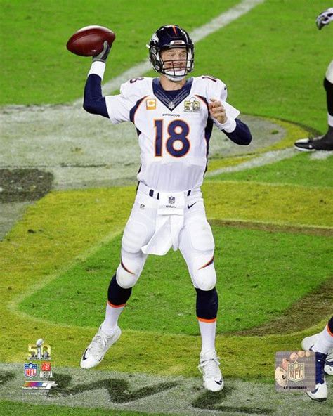 2016 Super Bowl 50 PEYTON MANNING Denver Broncos 8x10 photo poster ...