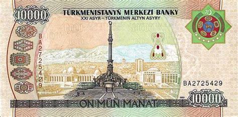 Will's Online World Paper Money Gallery - BANKNOTES OF TURKMENISTAN