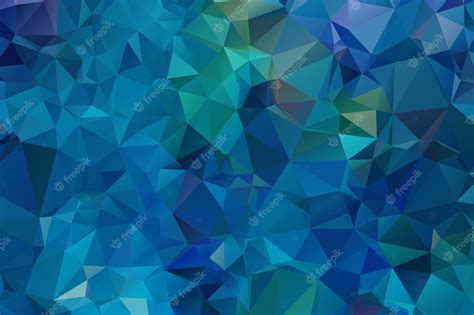 Premium Vector | Blue geometric shapes background