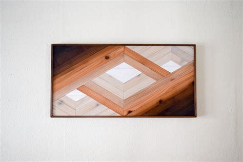 PORTAL in White Wood Wall Art Hanging - Wooden Wall Art - Art Deco Art ...